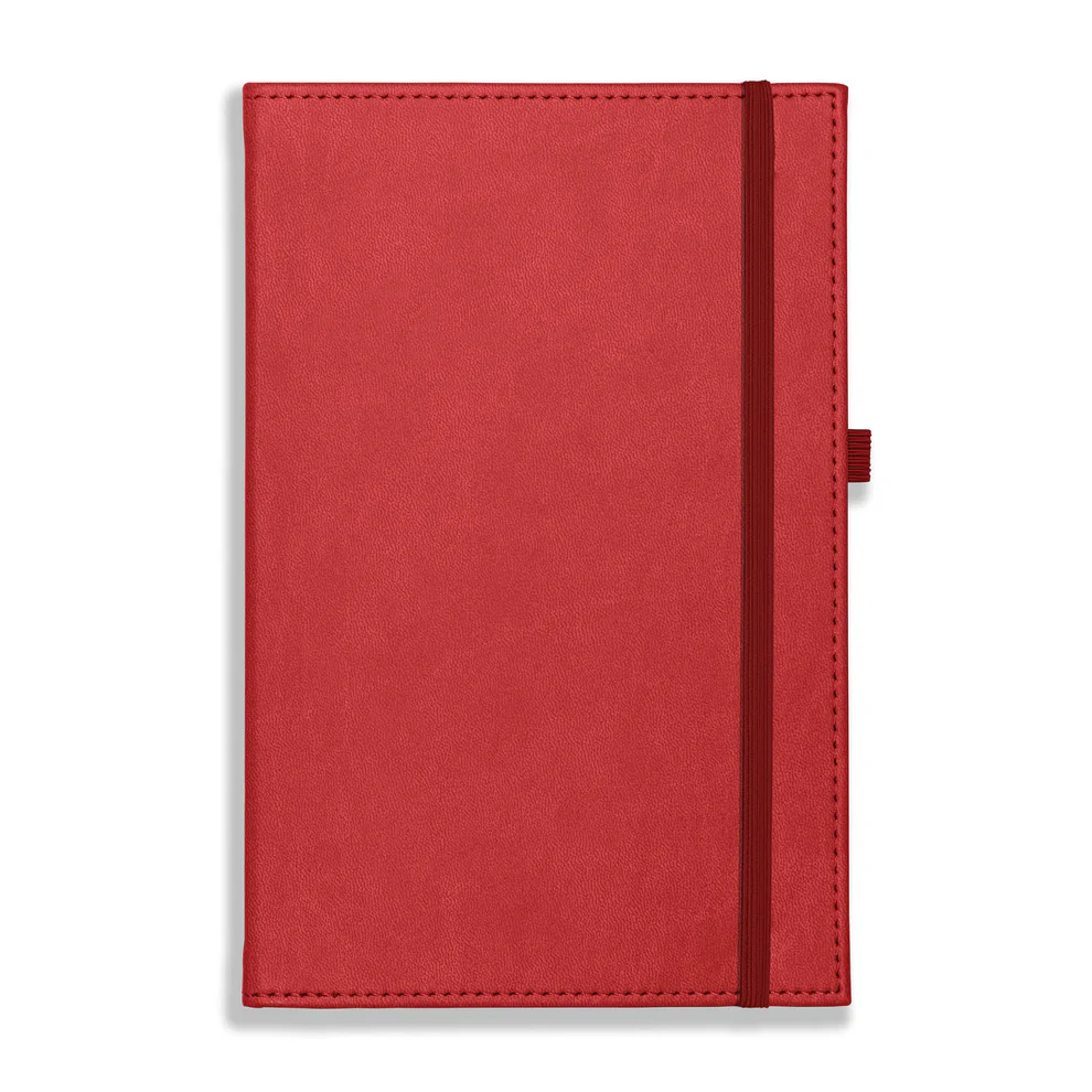 dorchester-newhide-a5-notebook-feint-ruled-red