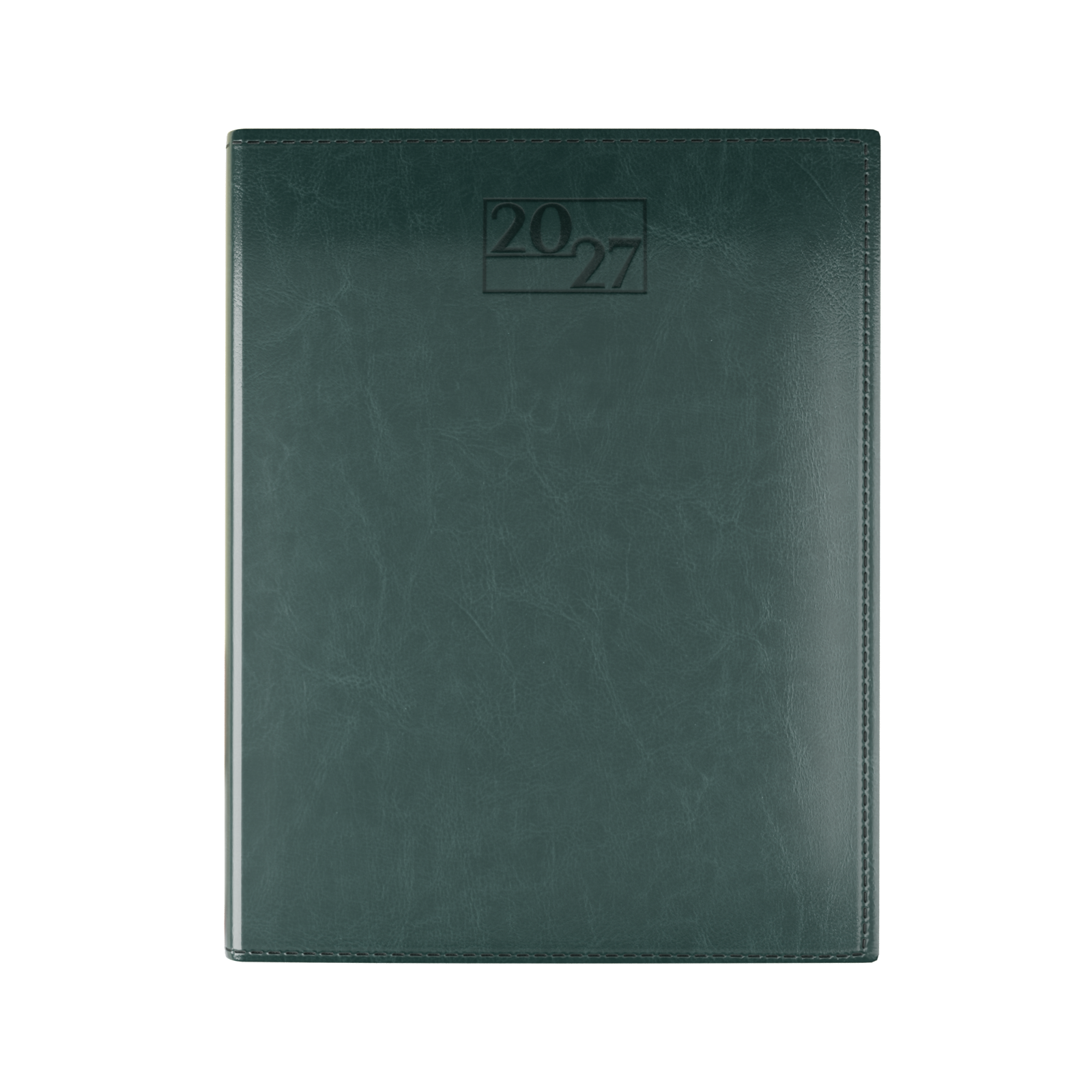 harrogate-saharahide-faux-leather-quarto-diary-week-to-view-green