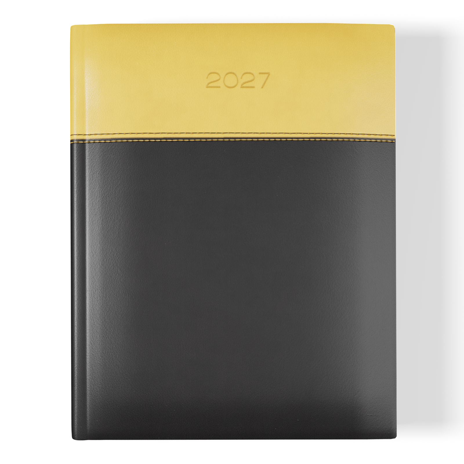 dorchester-horizon-quarto-desk-dairy-week-to-view-black-yellow