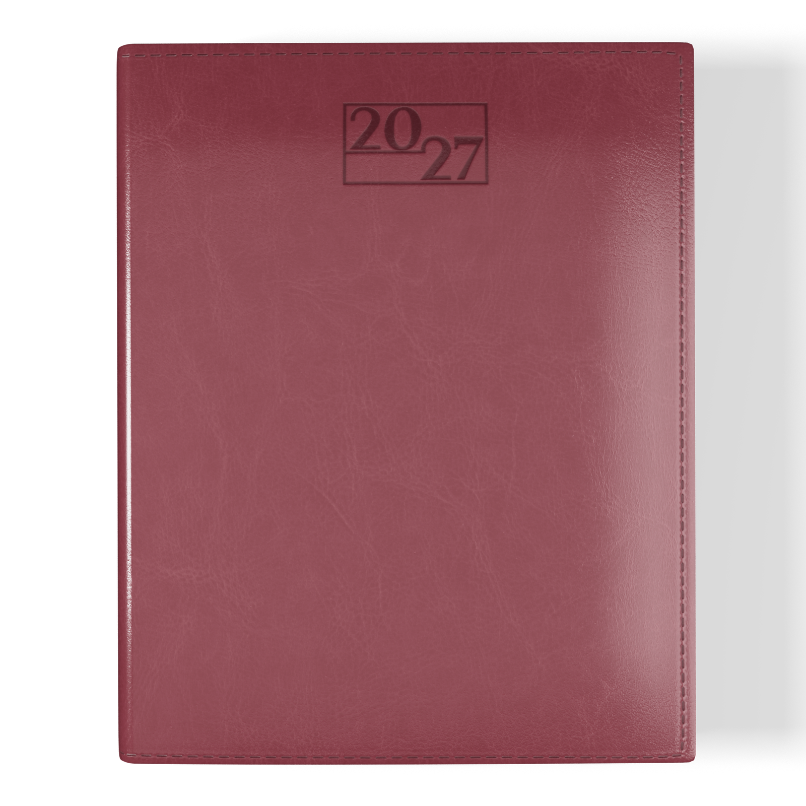 harrogate-saharahide-faux-leather-quarto-diary-week-to-view-burgundy